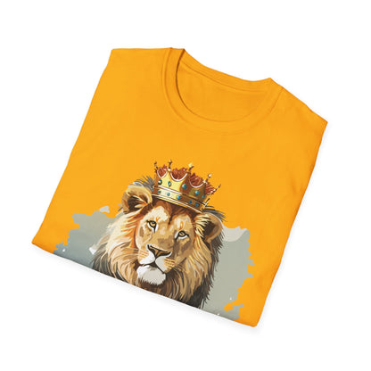 Lion Shirt Unisex Animal Tee Gildan Softstyle 64000 Comfort Fit