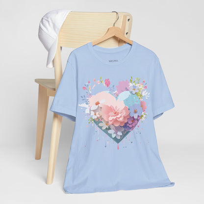 Natural Cotton Tee Shirt - Love story Collection Printify