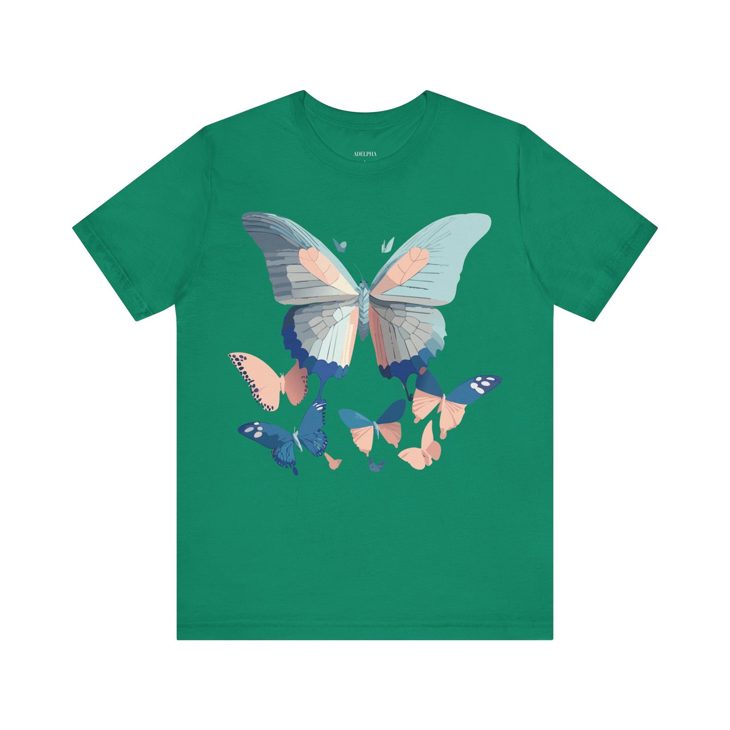 T-shirt en coton naturel avec papillon