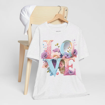 Natural Cotton Tee Shirt - Love story Collection Printify