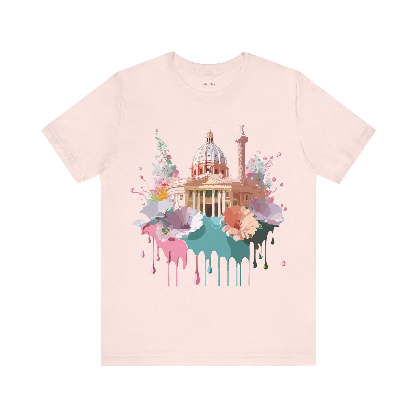 T-shirt en coton naturel - Collection Beautiful Places - Rome