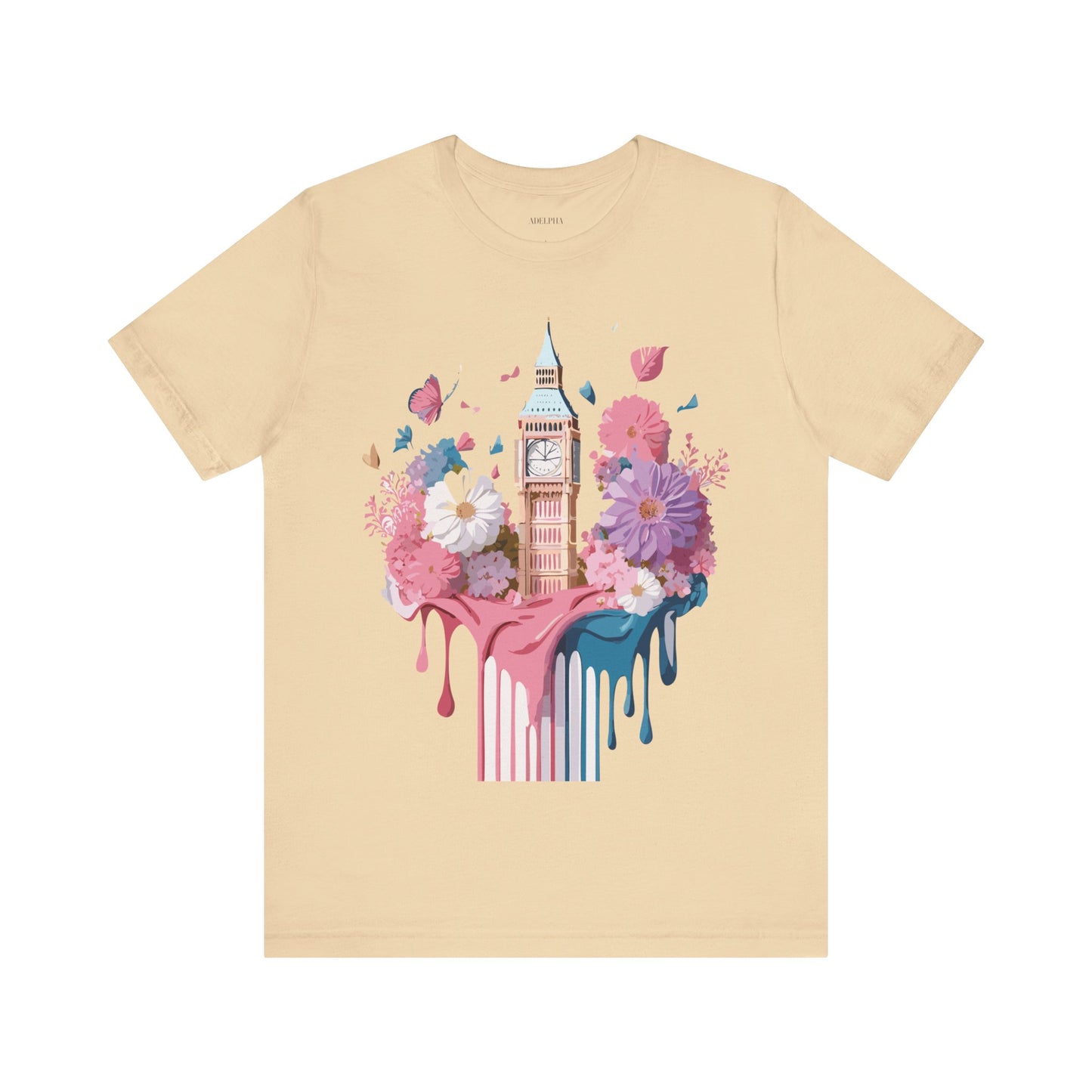 Natural Cotton Tee Shirt - Beautiful Places Collection - London