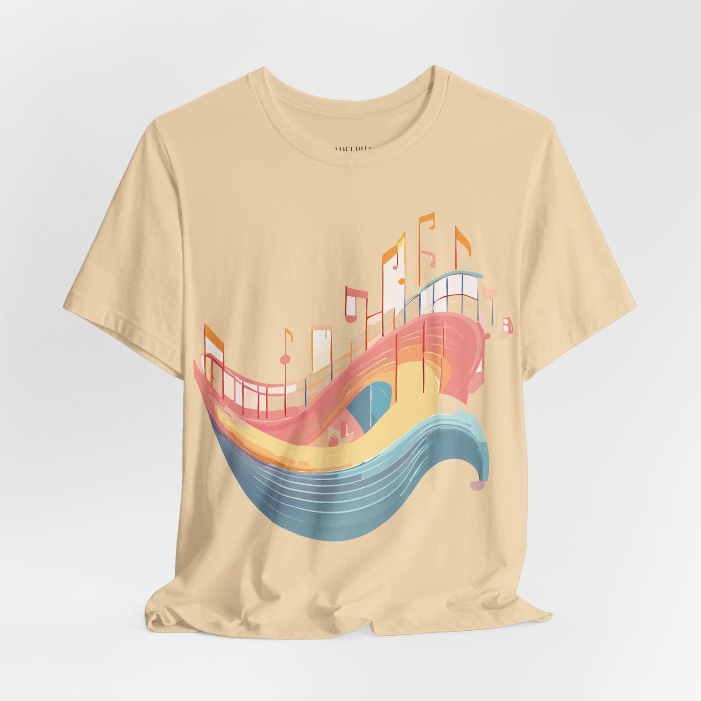 Natural Cotton Tee Shirt - Music collection