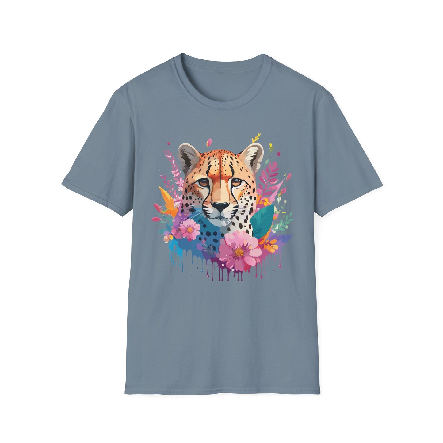 Cheetah Shirt, Shirt with Cheetah, Cheetah Tee, Shirt with Animals