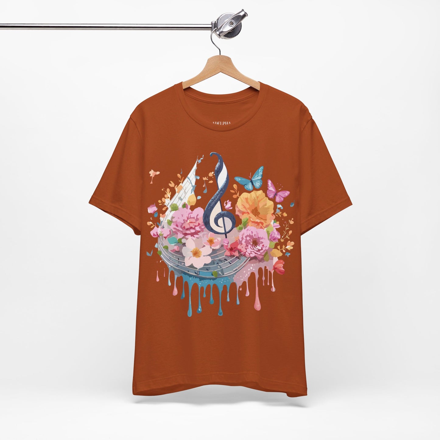 Natural Cotton Tee Shirt - Music Collection