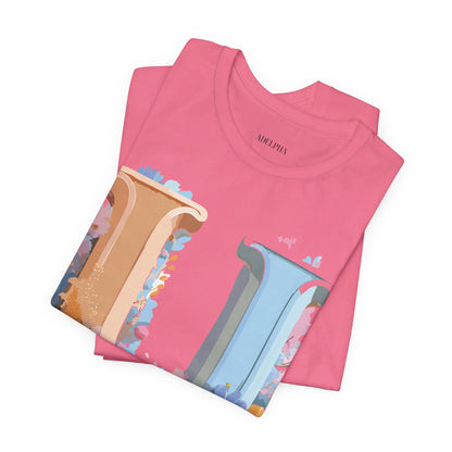 Natural Cotton Tee Shirt - Letters Collection - U Printify