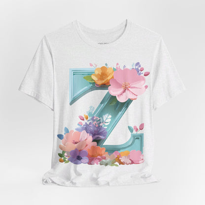 Natural Cotton Tee Shirt - Letters Collection - Z Printify
