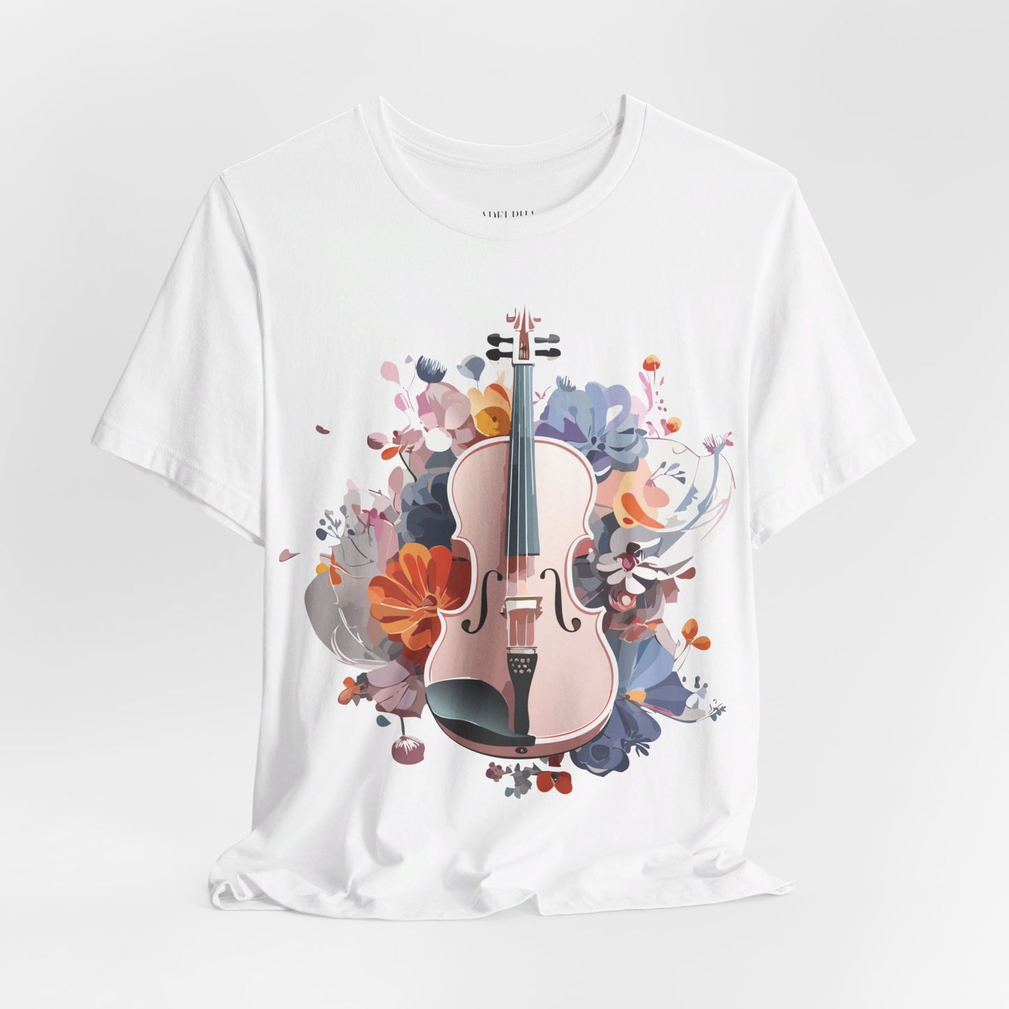 T-Shirt aus natürlicher Baumwolle – Musikkollektion