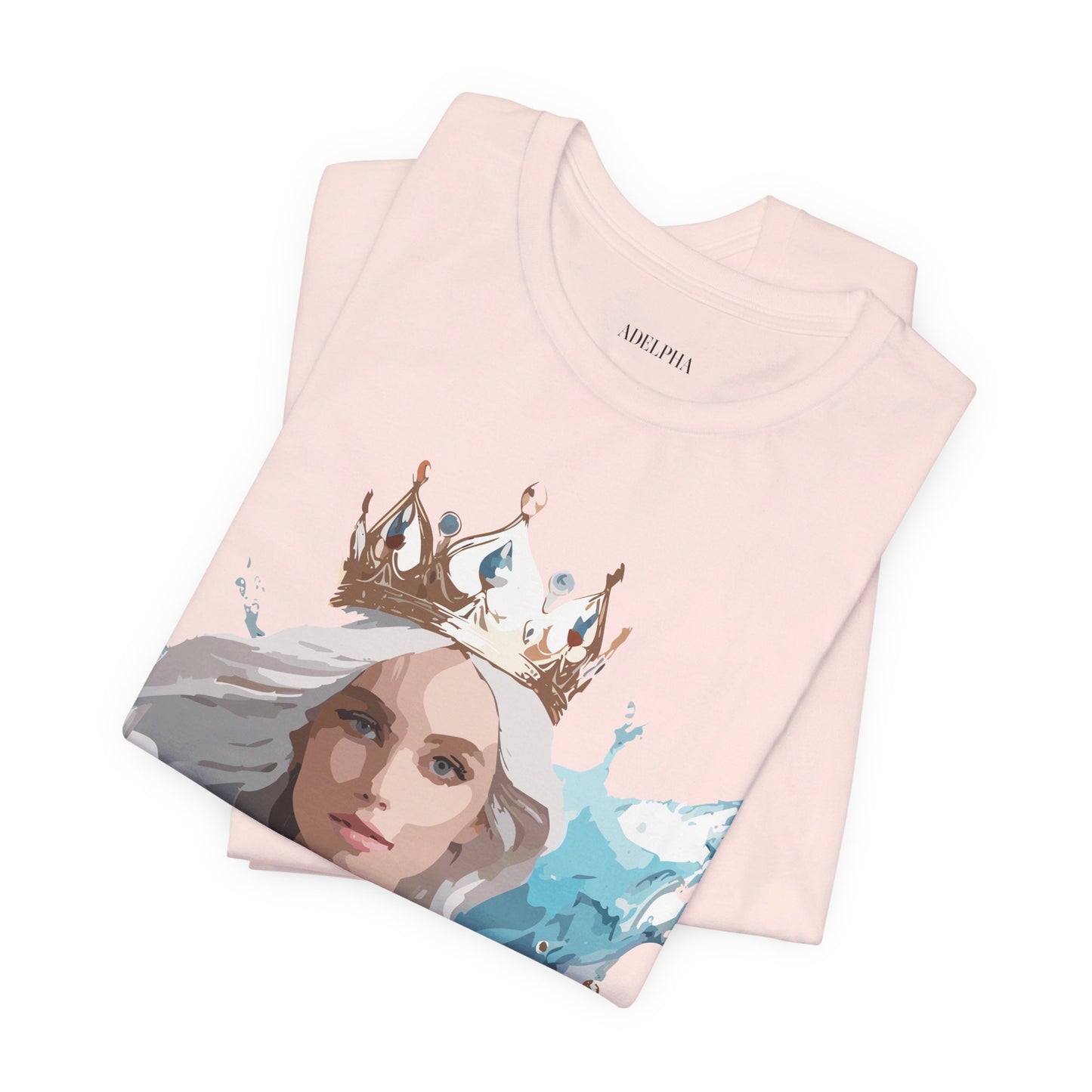 T-Shirt aus natürlicher Baumwolle – Queen Collection