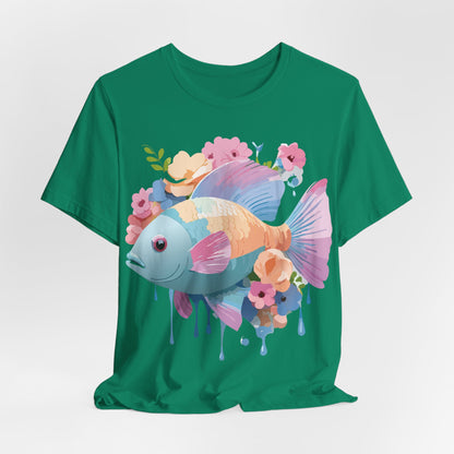 Shirt with Animals | Fish Printify