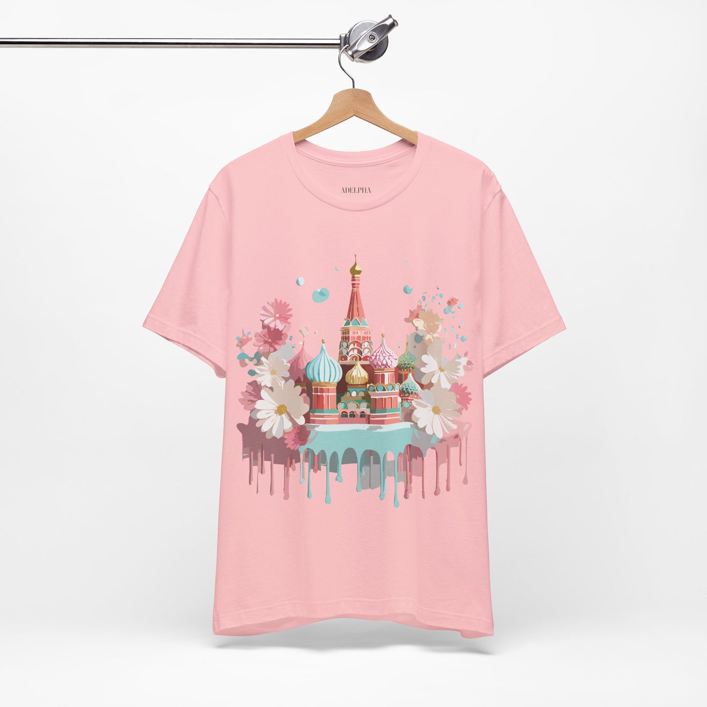 Natural Cotton Tee Shirt - Beautiful Places Collection - Moscow