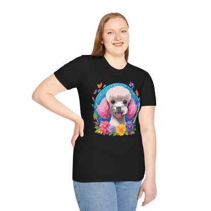 Dog Shirt With Animals Unisex Softstyle Tee 100 Percent Cotton Gildan 64000