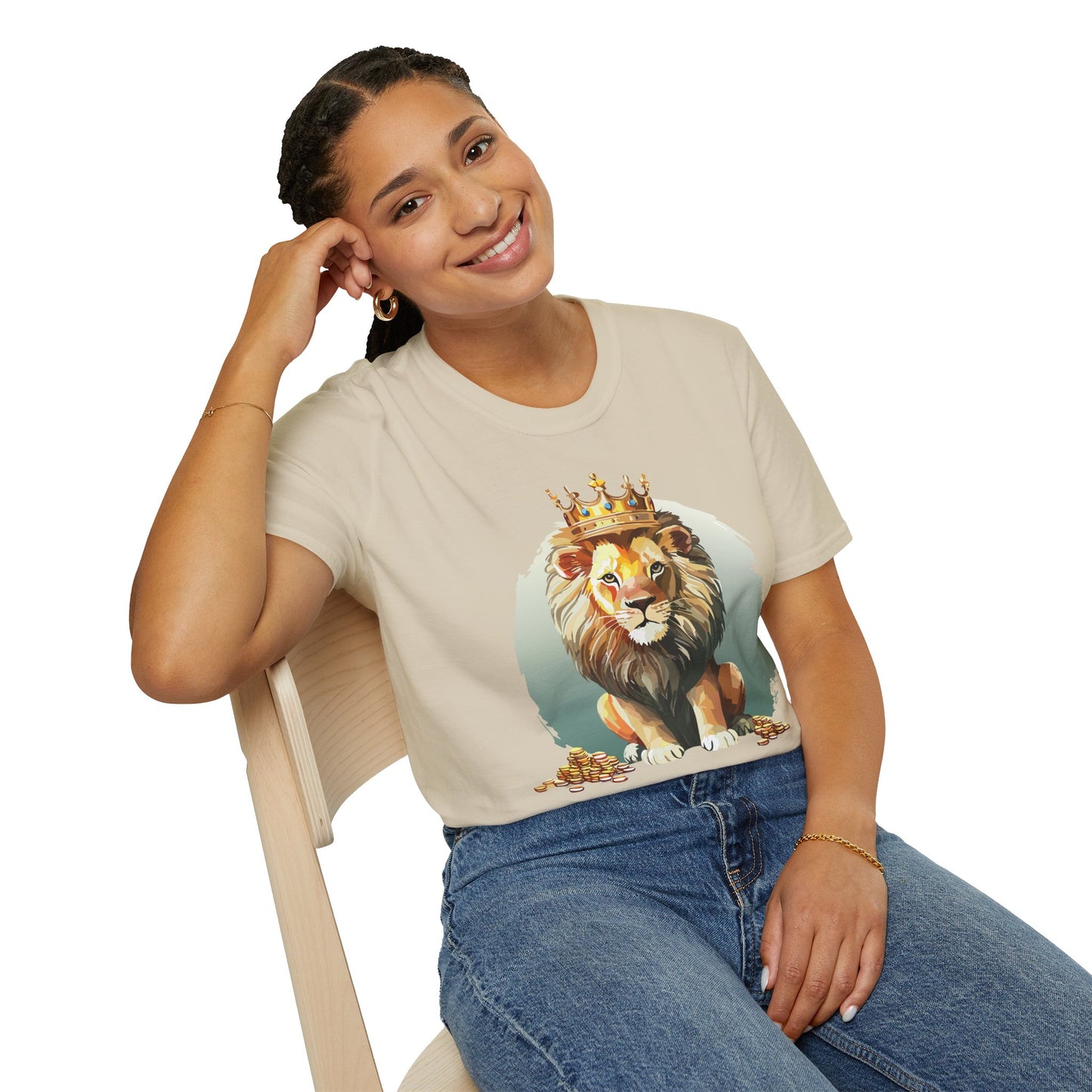 Lion Shirt, Shirt with Lion, Animal Tee, Shirt with Animals
