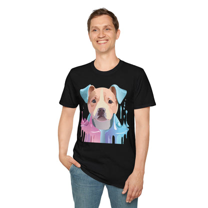 Dog Shirt Unisex Animal Tee Softstyle Gildan 64000 Cotton Tee