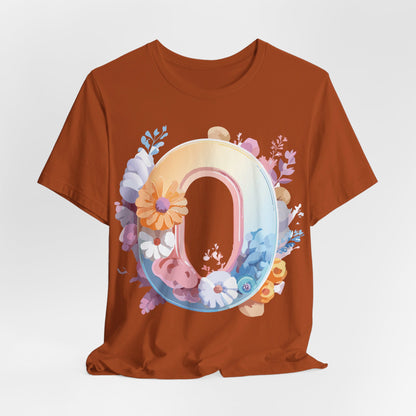 Natural Cotton Tee Shirt - Letters Collection - O Printify