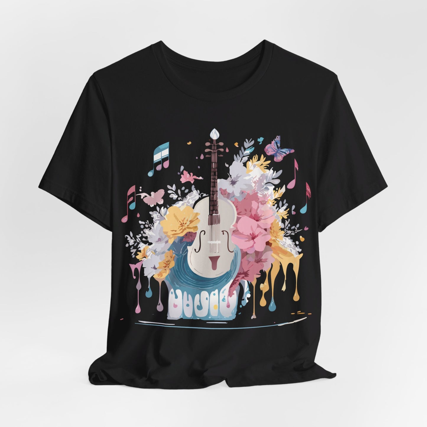 Natural Cotton Tee Shirt - Music Collection