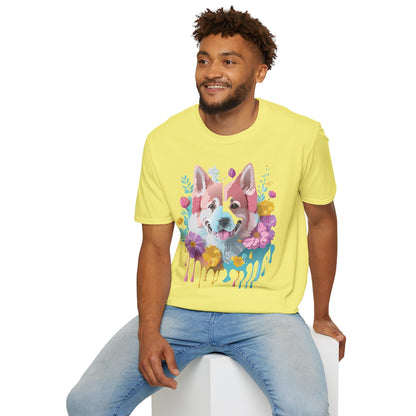 Dog Shirt Unisex Tee Softstyle Cotton Comfort for Animal Lovers