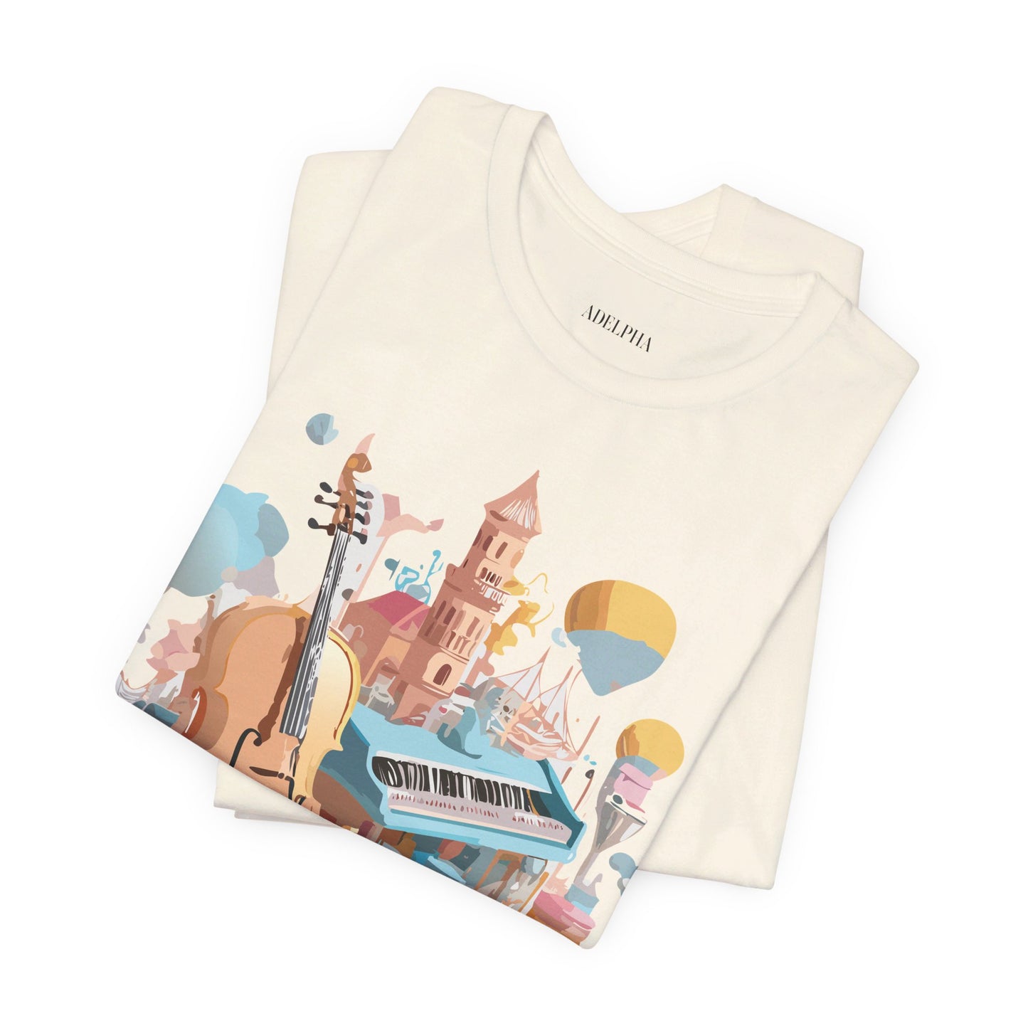 T-shirt en coton naturel - Collection Musique