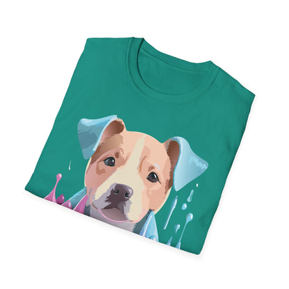 Dog Shirt Unisex Animal Tee Softstyle Gildan 64000 Cotton Tee