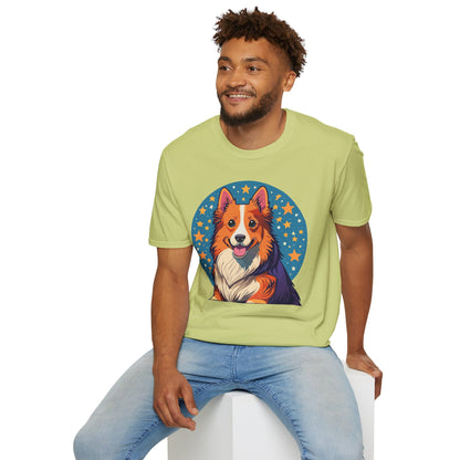 Unisex Dog Shirt Animal Print Tee Gildan Softstyle 64000 Tee