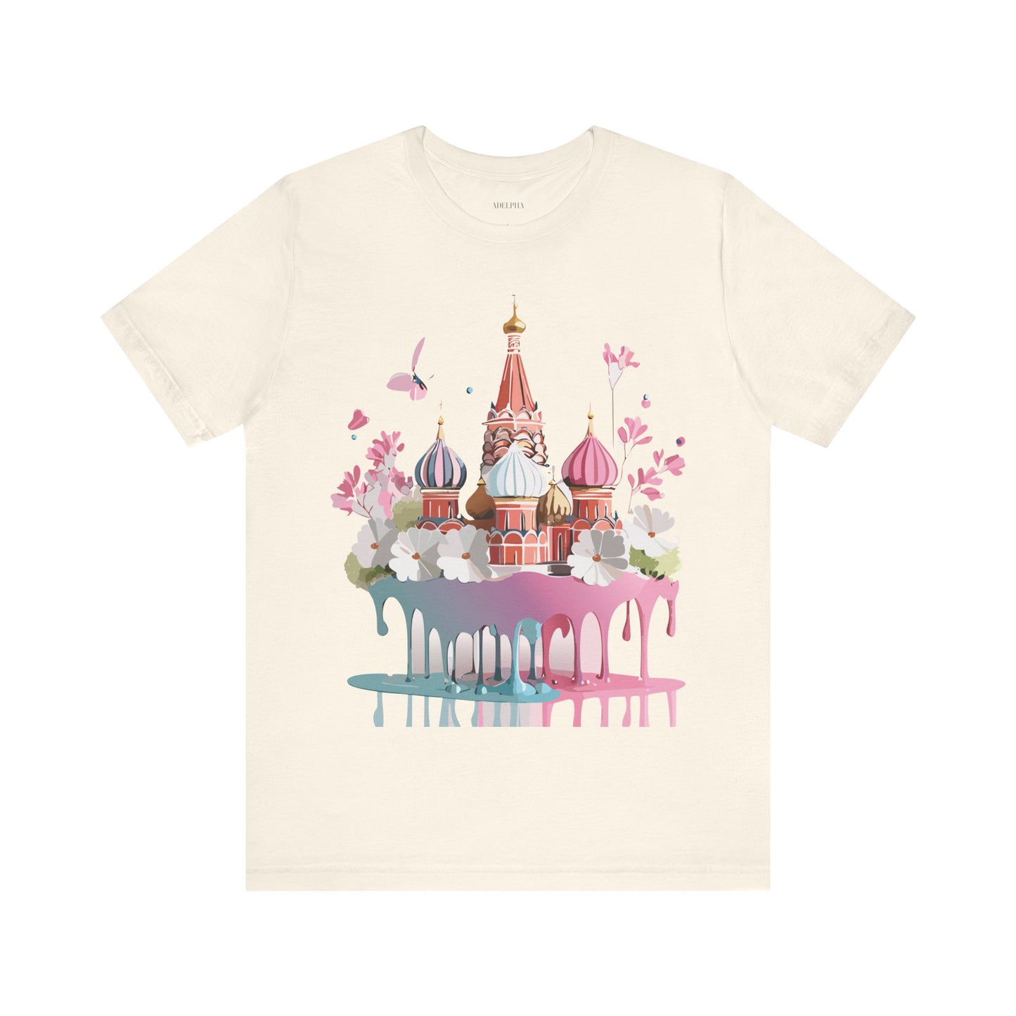 Natural Cotton Tee Shirt - Beautiful Places Collection - Moscow