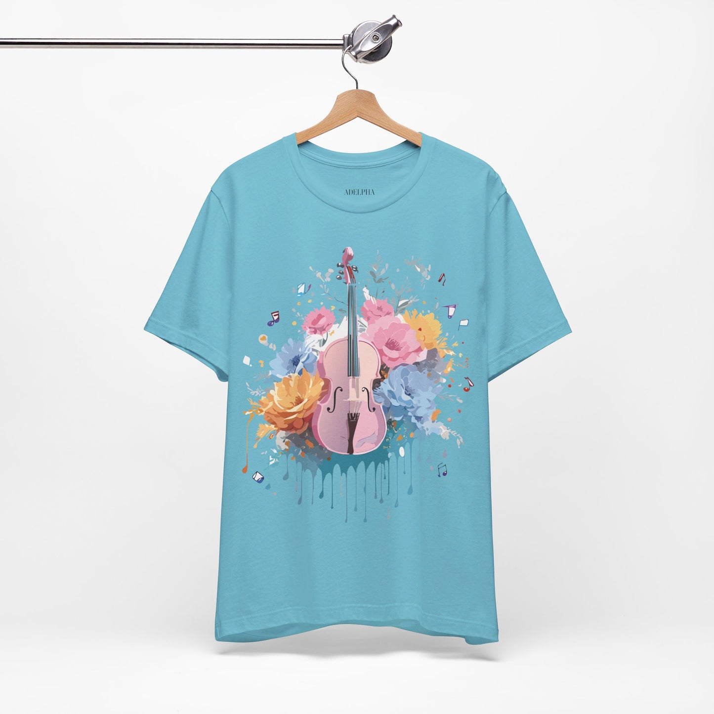 T-Shirt aus natürlicher Baumwolle – Musikkollektion