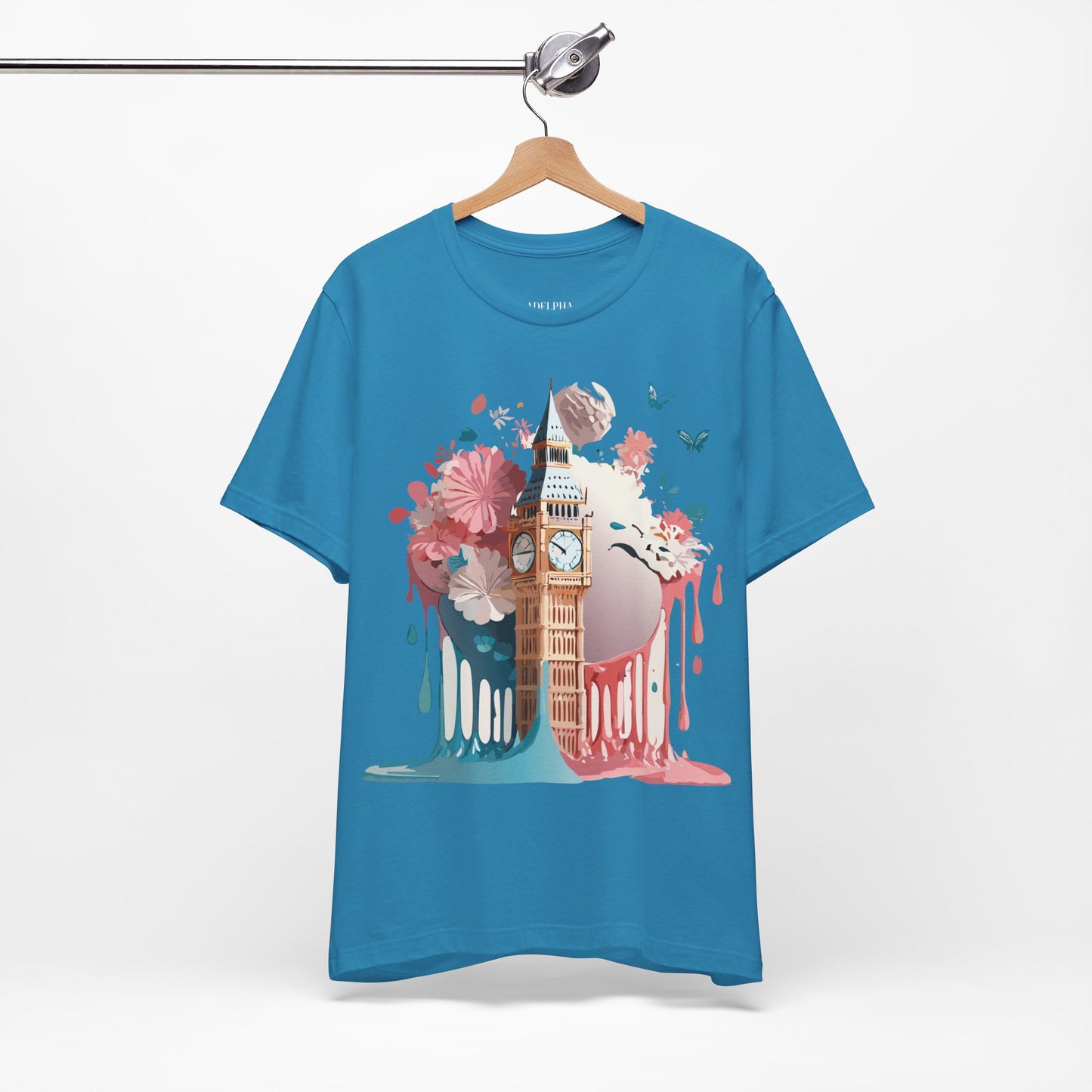 Natural Cotton Tee Shirt - Beautiful Places Collection - London