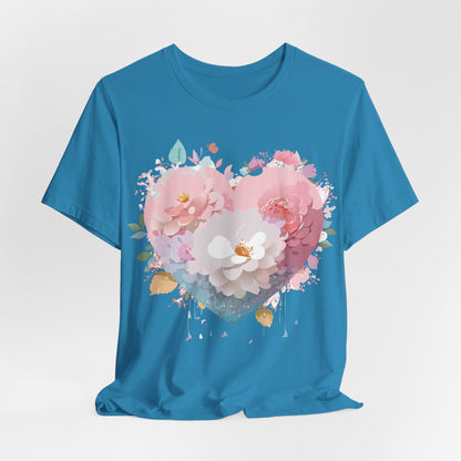 Natural Cotton Tee Shirt - Love Story Collection Printify