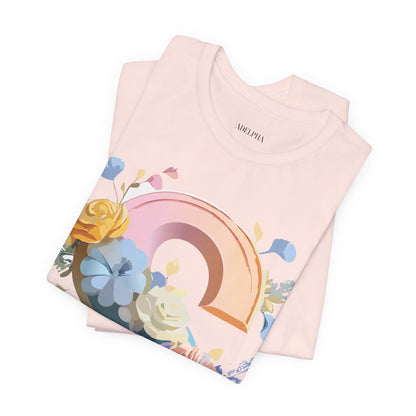 Natural Cotton Tee Shirt - Letters Collection - S Printify