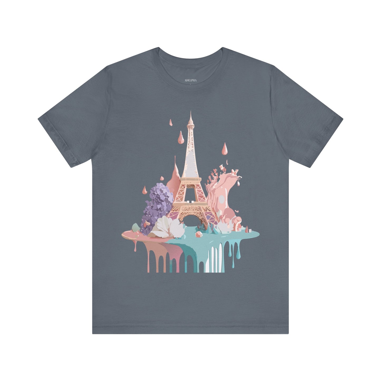 Natural Cotton Tee Shirt - Beautiful Places Collection - Paris