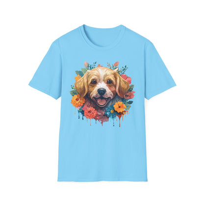 Dog Shirt Unisex Animal Tee Softstyle 64000 Gildan Cotton Tee