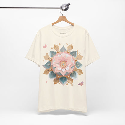 Natural Cotton Tee Shirt - Medallion Collection Printify