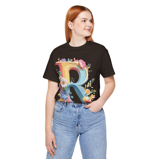 Letter Shirt, Letter R Shirt - ADELPHA