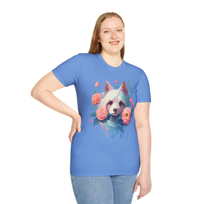 Dog Shirt Unisex Softstyle Cotton Tee Gildan 64000 With Animal Designs