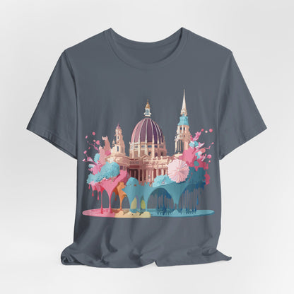 Natural Cotton Tee Shirt - Beautiful Places Collection - Vienna Printify