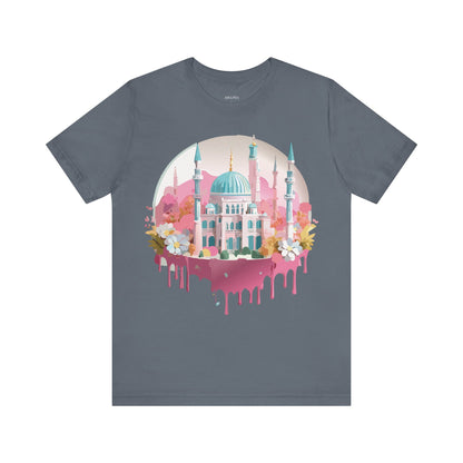 Natural Cotton Tee Shirt - Istanbul, Turkey Printify