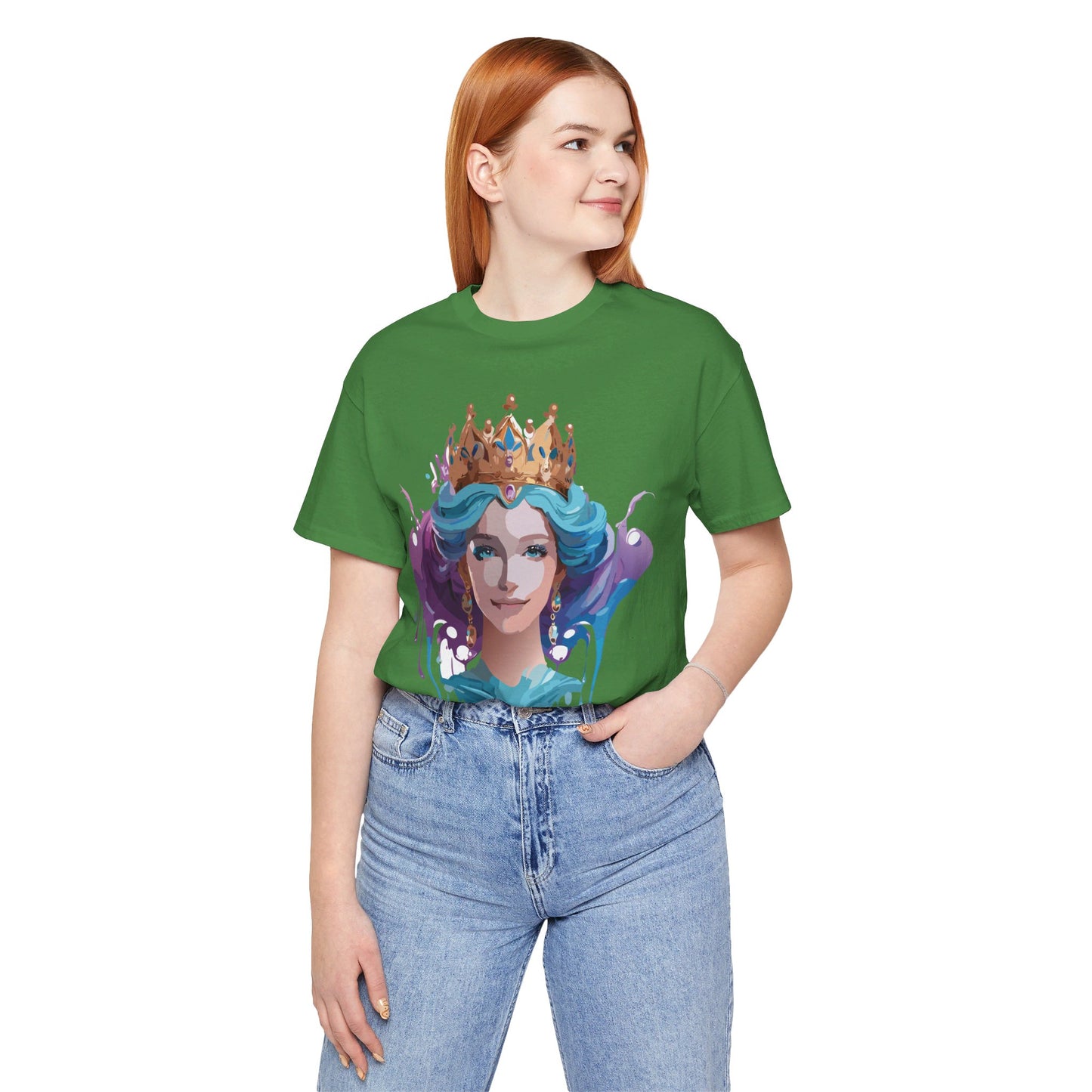 T-Shirt aus natürlicher Baumwolle – Queen Collection