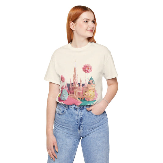 Natural Cotton Tee Shirt - Beautiful Places Collection - Vienna Printify