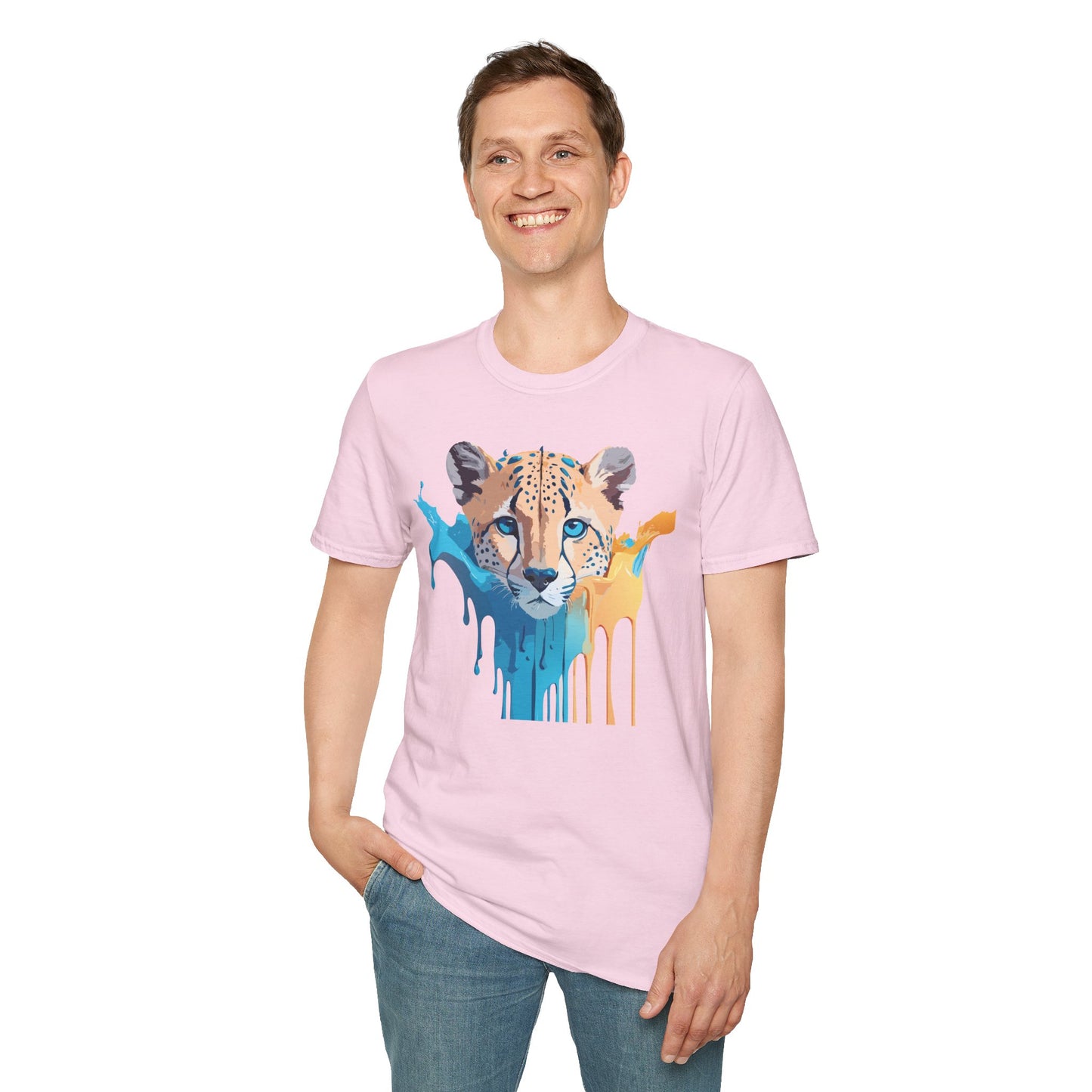 Cheetah Shirt, Shirt with Cheetah, Cheetah Tee, Shirt with Animals