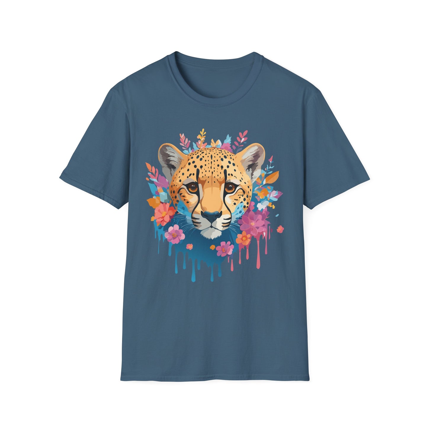 Cheetah Shirt, Shirt with Cheetah, Cheetah Tee, Shirt with Animals