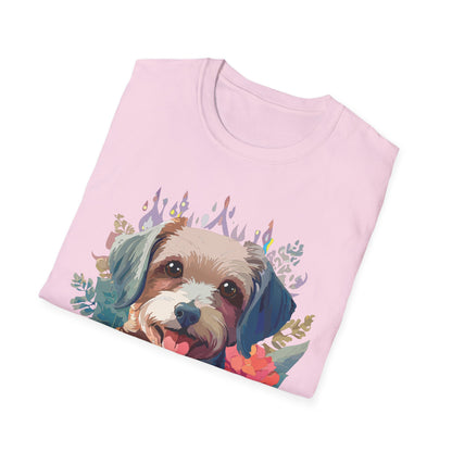 Dog Shirt Unisex Animal Tee Gildan Softstyle 64000 Short Sleeve Tee