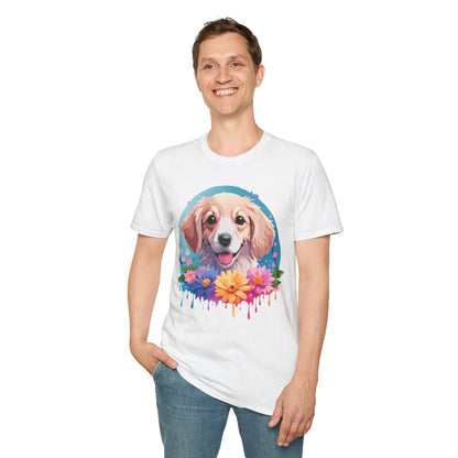 Unisex Dog Shirt Animal Tee Gildan Softstyle 64000 100 Percent Cotton