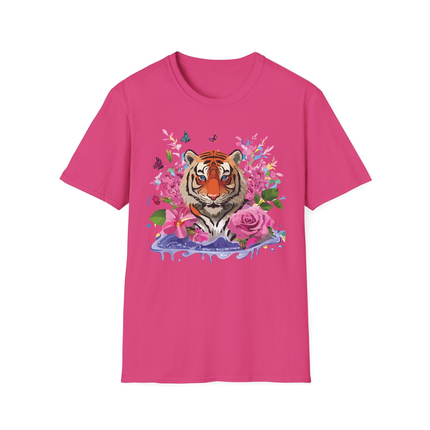 Tiger Shirt, Shirt with Tiger, Animal Tee, Shirt with Animals