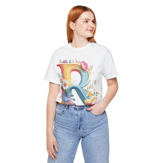 Letter Shirt, Letter R Shirt - ADELPHA