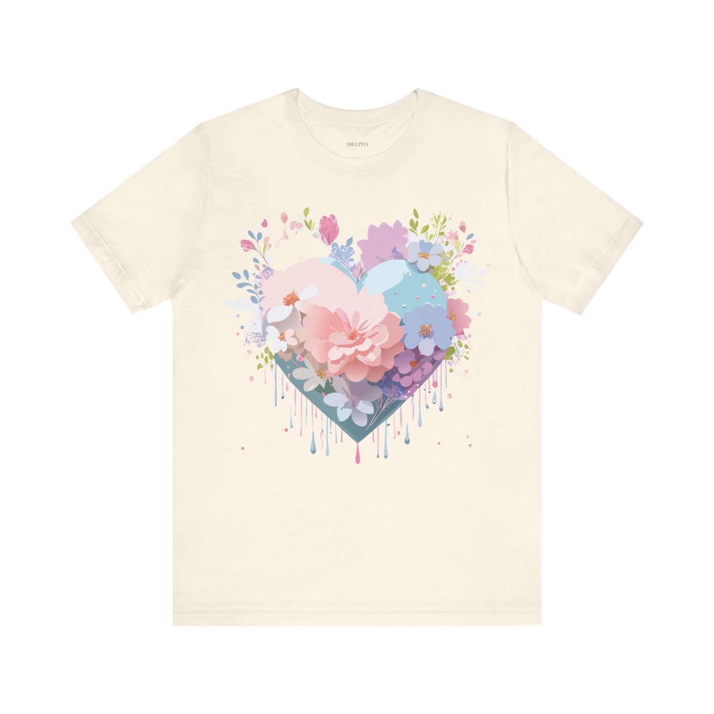 Natural Cotton Tee Shirt - Love story Collection