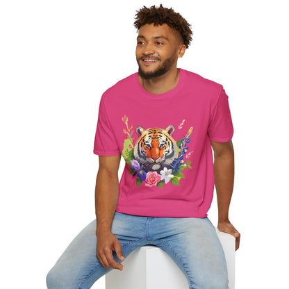 Tiger Shirt Unisex Gildan Softstyle Tee 100 Percent Ring Spun Cotton