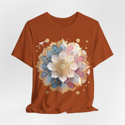 Natural Cotton Tee Shirt - Medallion Collection Printify