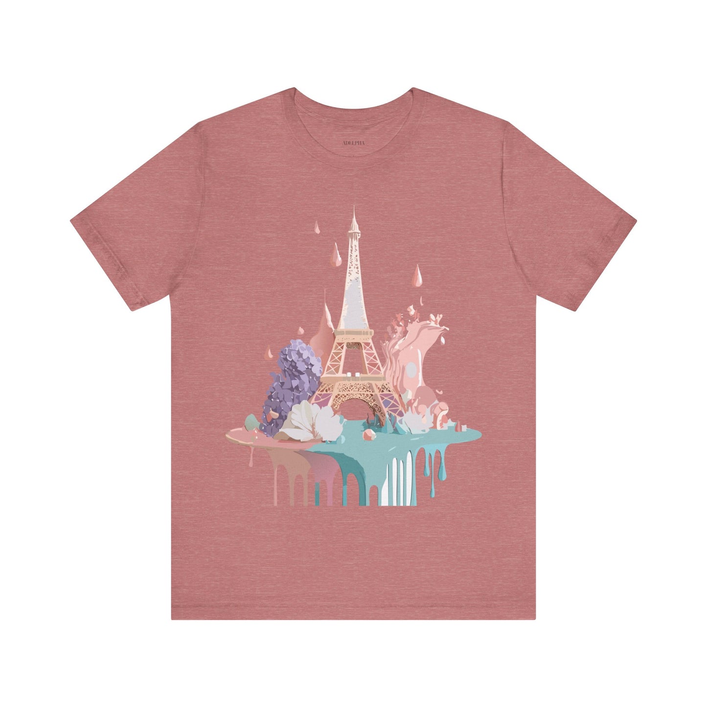 Natural Cotton Tee Shirt - Beautiful Places Collection - Paris