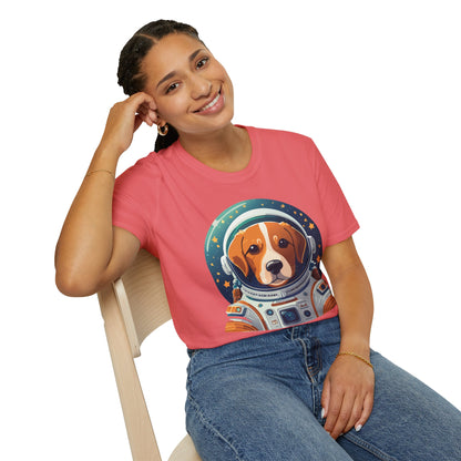 Dog Shirt Unisex Animal Print Tee Softstyle Short Sleeve Tee