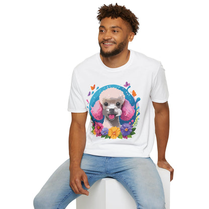 Dog Shirt With Animals Unisex Softstyle Tee 100 Percent Cotton Gildan 64000
